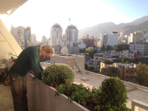 اجرای فلاورباکس تراس